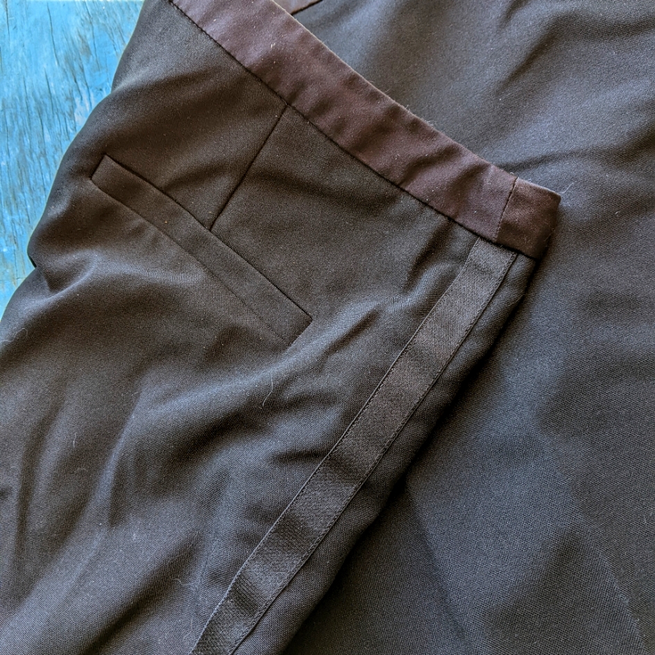 New York And Company Tuxedo Pants.
